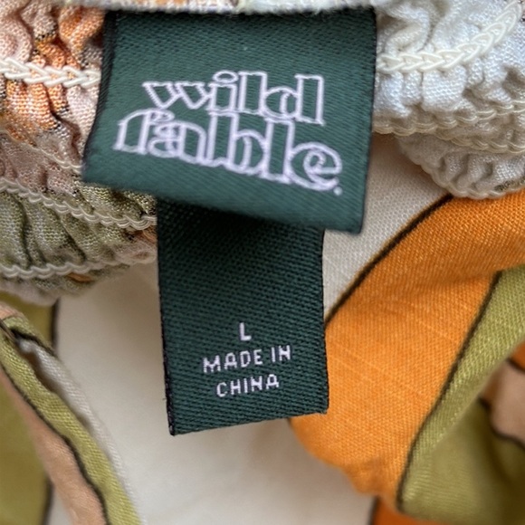 Wild Fable Women's Sleeveless Triangle Cup Fit Flare Dress Size L - Picture 10 of 14